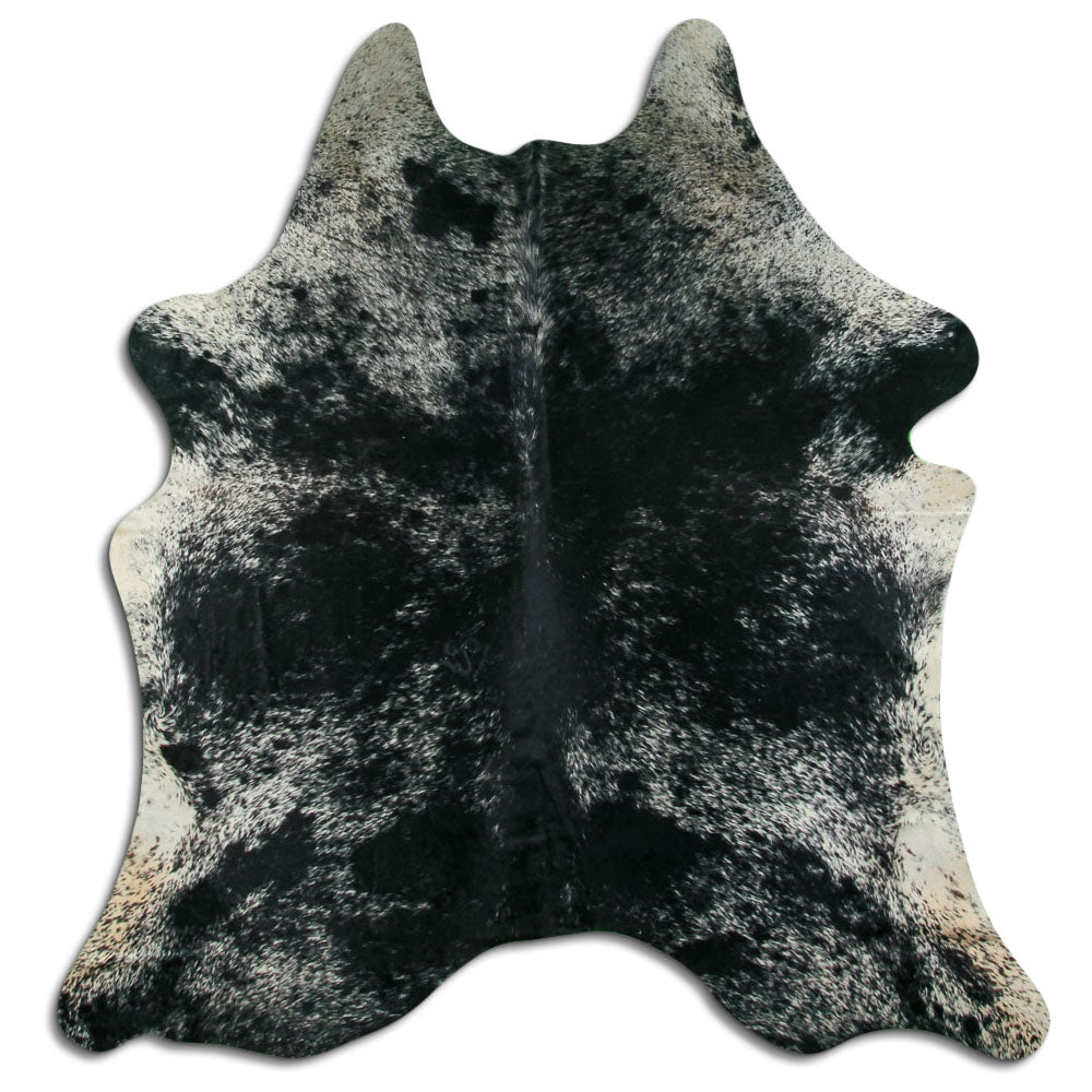 Tappeto in pelle di mucca Salt & Pepper L