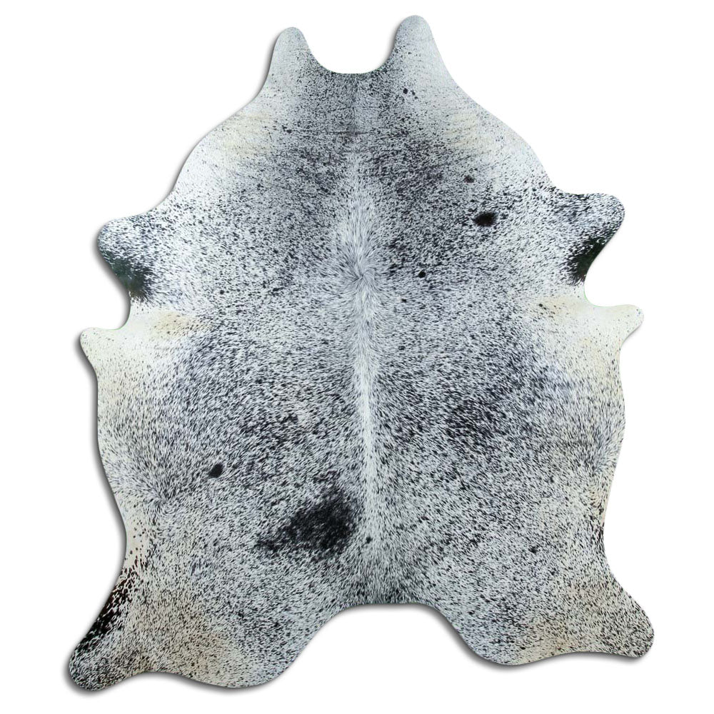 Tappeto in pelle di mucca Salt & Pepper XL