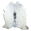 Salt and Pepper Exotic cowhide rug XL