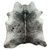 Salt and Pepper Exotic cowhide rug L