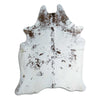 Salt and Pepper Exotic cowhide rug XL