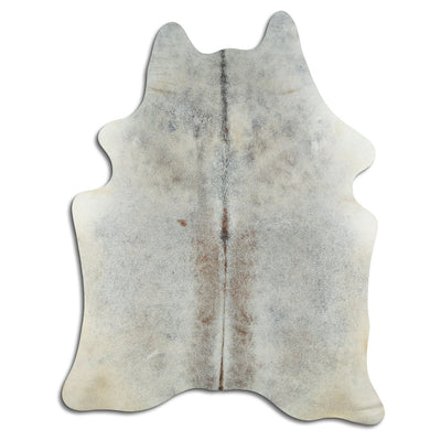 Grey cowhide rug XL