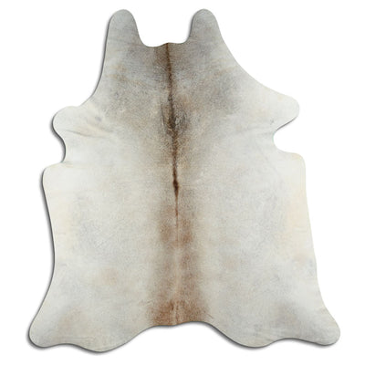Grey cowhide rug XL