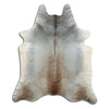 Grey cowhide rug XXL