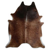 Brown cowhide rug XXL
