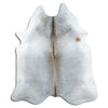 Tappeto in pelle di mucca grigia XL