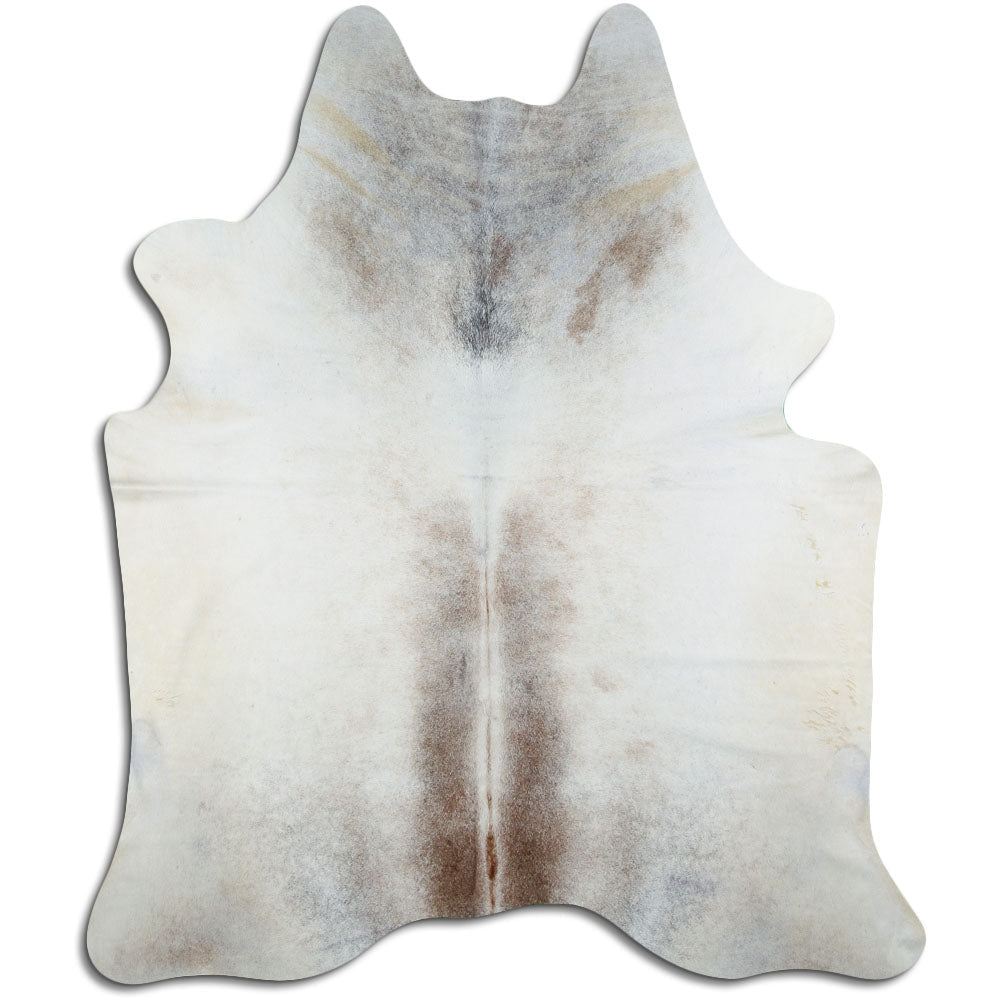 Grey cowhide rug XL