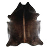 Brown cowhide rug XL