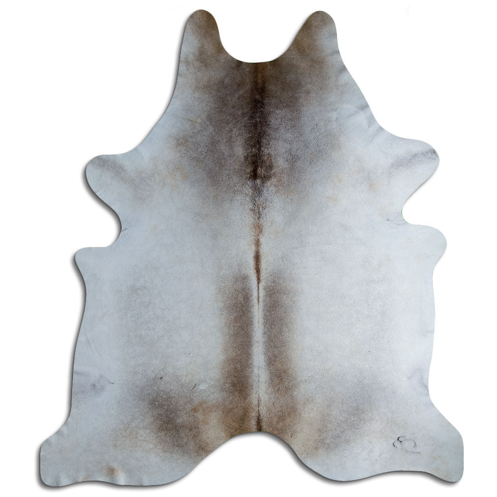 Grey cowhide rug XXXL