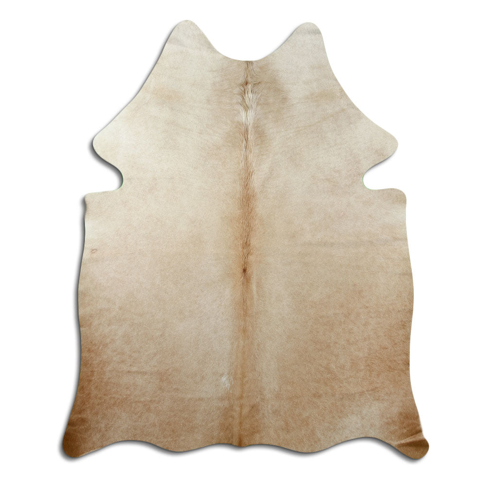 Champagne cowhide rug M