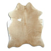 Tappeto in pelle di mucca marrone M