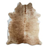 Brown cowhide rug XL