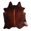 Tappeto in pelle di mucca marrone L