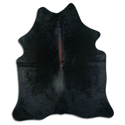 Brown cowhide rug L