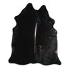 Tappeto in pelle di mucca marrone L