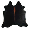 Tappeto in pelle di mucca marrone L
