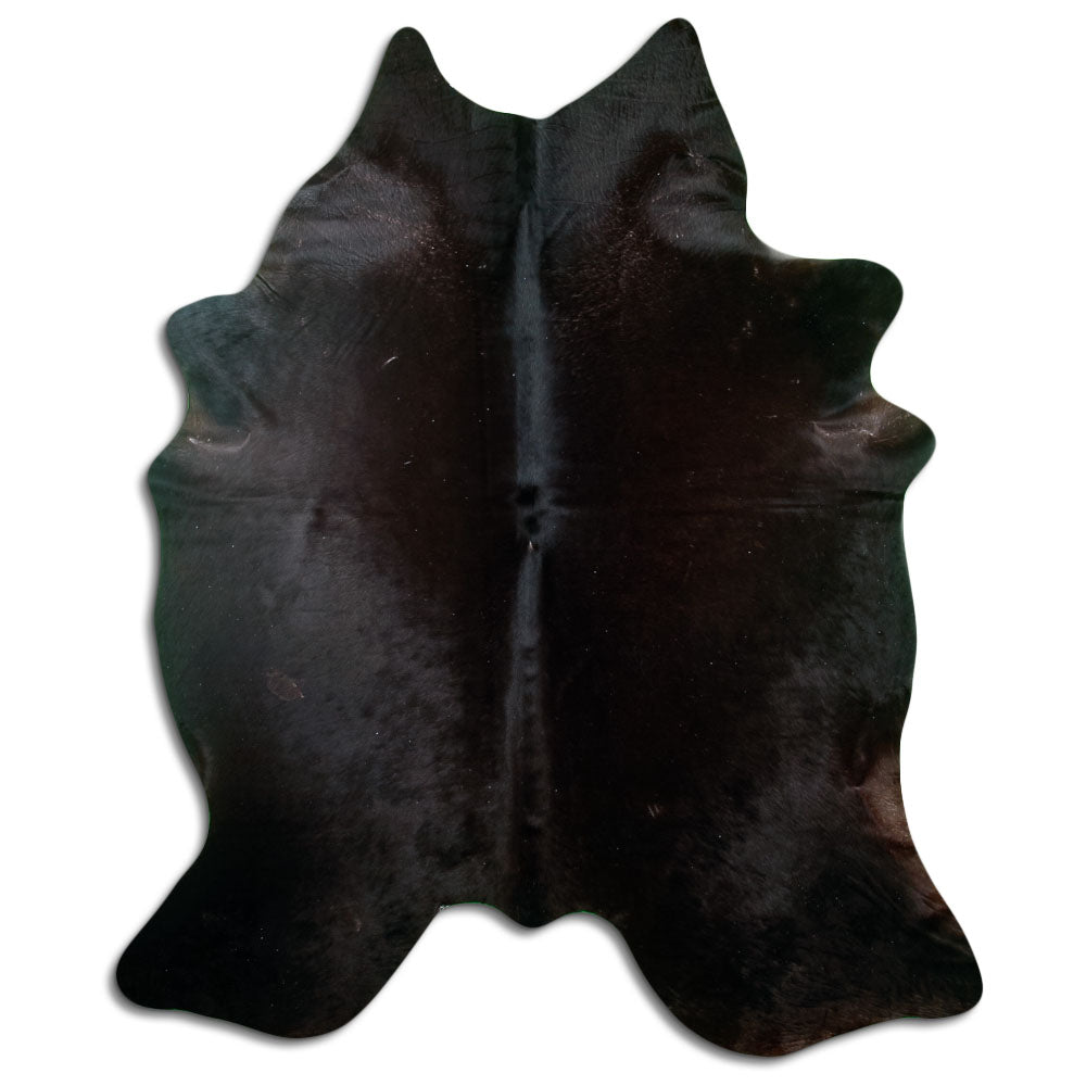Tappeto in pelle di mucca marrone XL