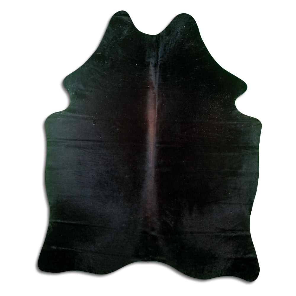 Tappeto in pelle di mucca marrone L