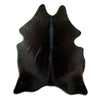 Brown cowhide rug L
