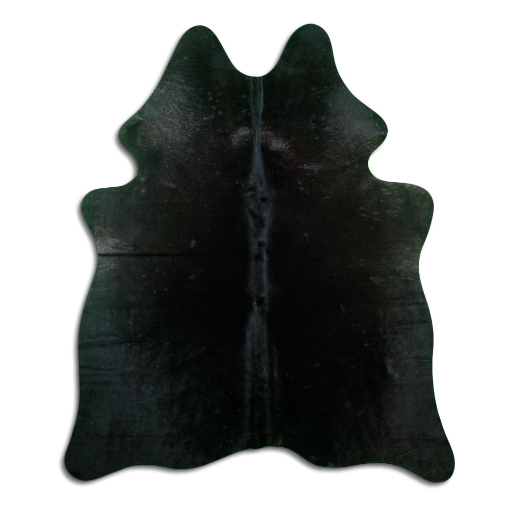 Brown cowhide rug L