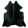 Brown cowhide rug M