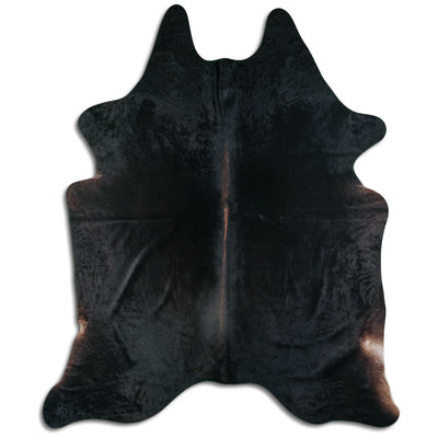 Brown cowhide rug XXL