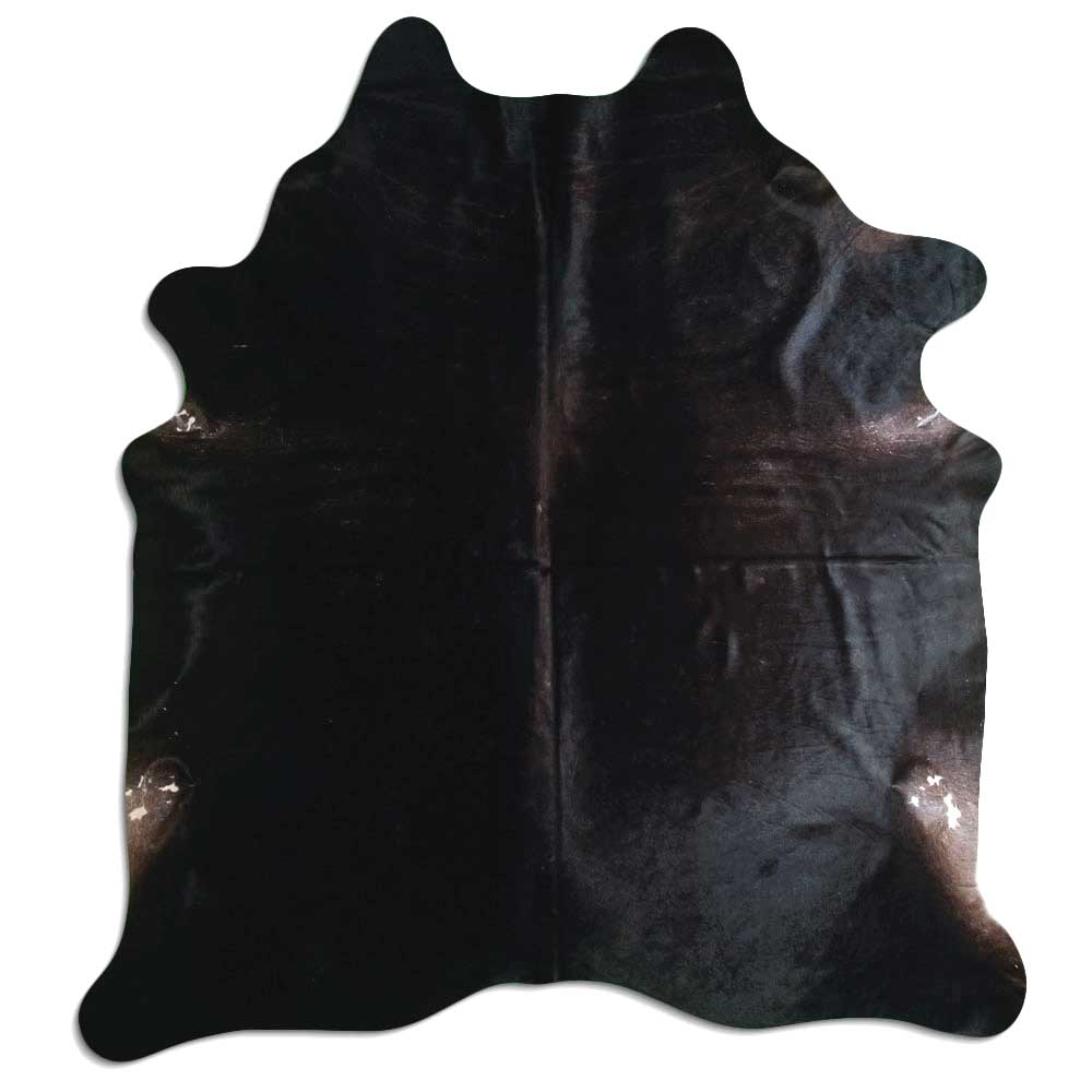 Brown cowhide rug XXL
