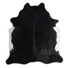 Brown cowhide rug XL