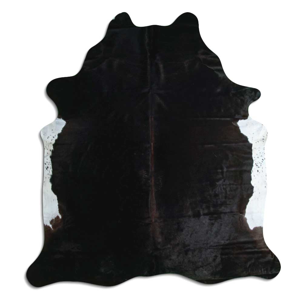 Brown cowhide rug XL