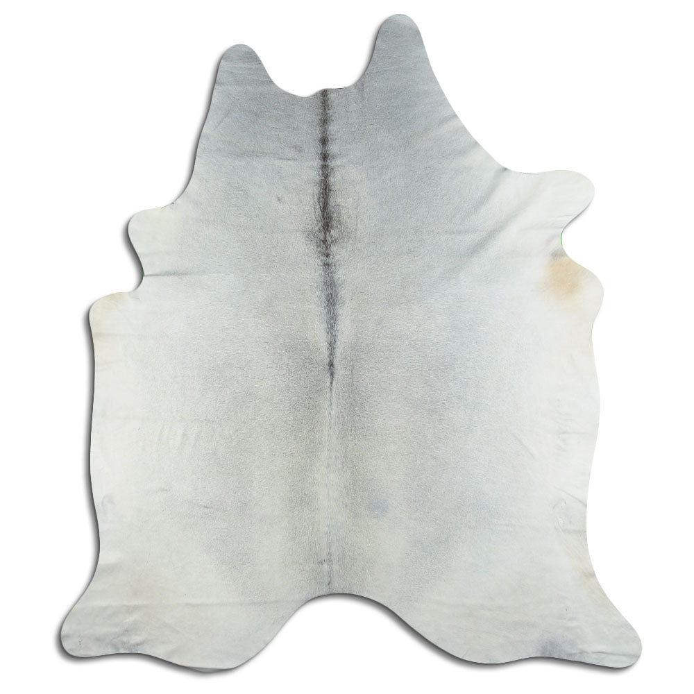Grey cowhide rug XXL