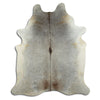 Grey cowhide rug XL