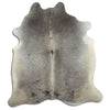 Tappeto in pelle di mucca grigia XL