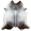 Grey cowhide rug XXL