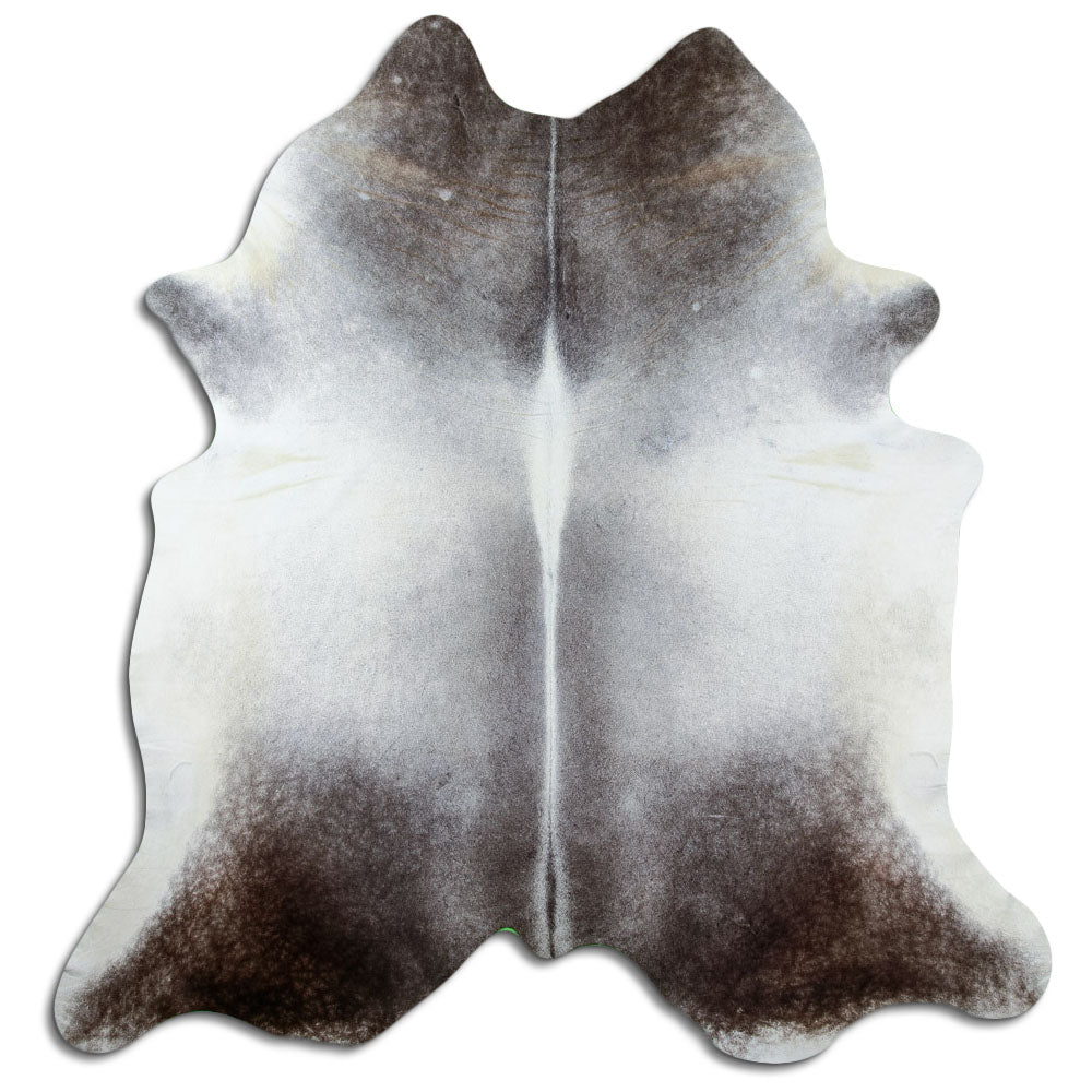 Grey cowhide rug XXL