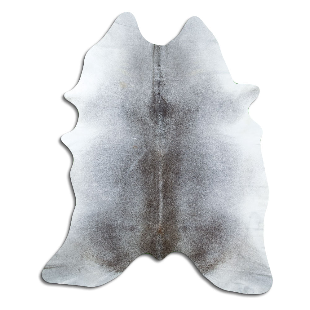 Grey cowhide rug XL