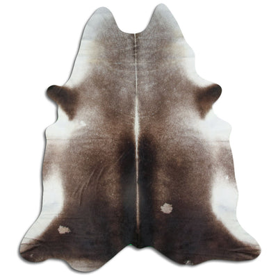 Grey cowhide rug XL