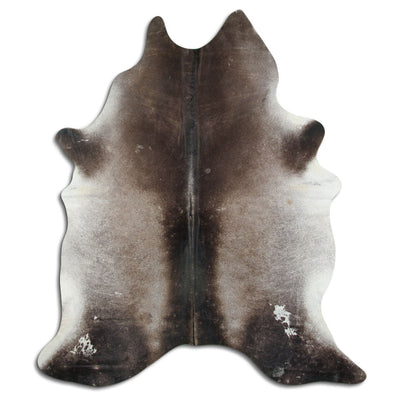 Grey cowhide rug XL