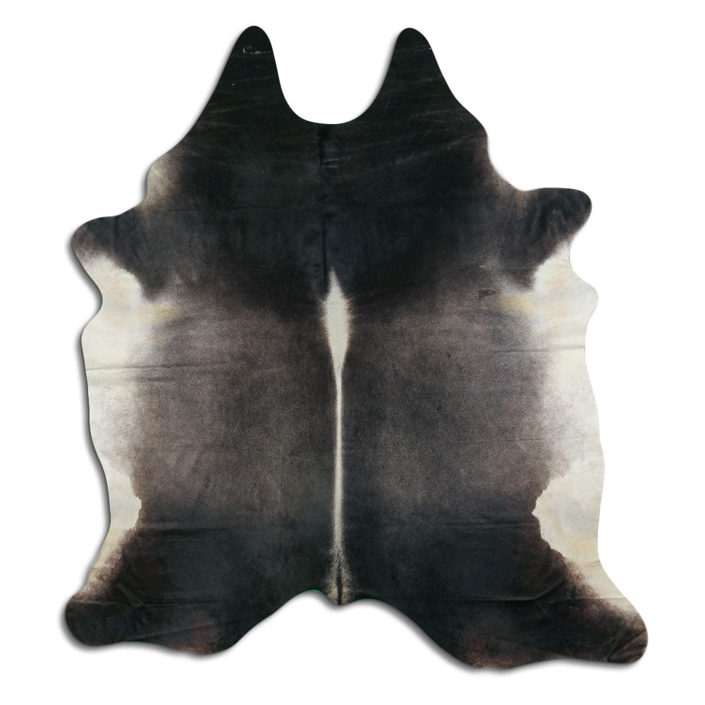 Grey cowhide rug XXL