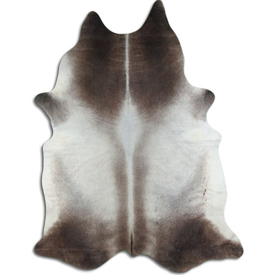 Grey cowhide rug XXXL