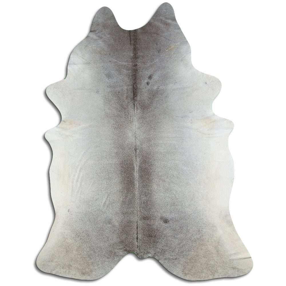 Grey cowhide rug XXL