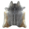 Grey cowhide rug XL