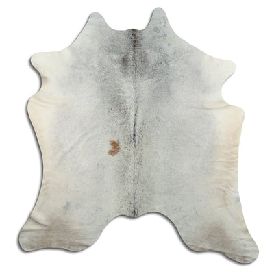 Grey cowhide rug XL