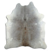 Grey cowhide rug XL