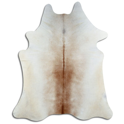 Brown cowhide rug XL