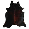 Brown cowhide rug XL