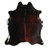 Tappeto in pelle di mucca marrone L