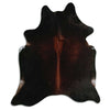 Brown cowhide rug L