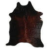 Brown cowhide rug XL