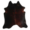 Brown cowhide rug XL