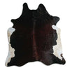 Tappeto in pelle di mucca marrone L